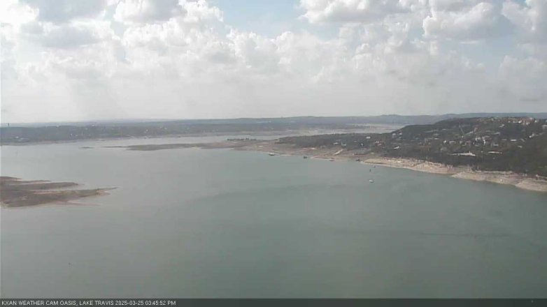 Lake Travis webcam, March 25, 2025 3:45 PM CT