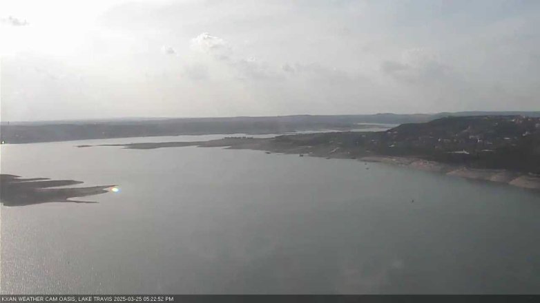 Lake Travis webcam, March 25, 2025 5:25 PM CT