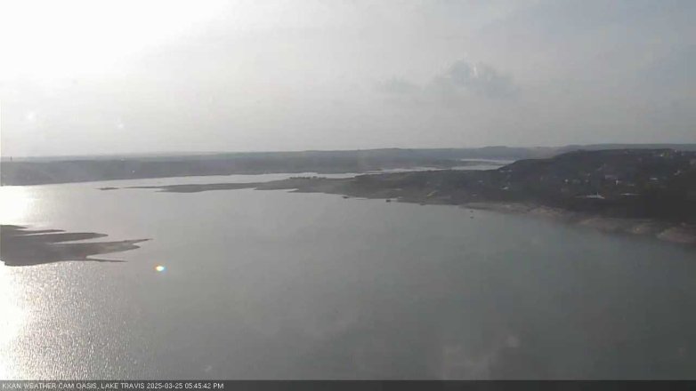 Lake Travis webcam, March 25, 2025 5:45 PM CT