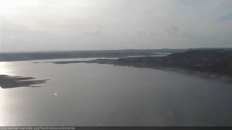 Lake Travis webcam, March 25, 2025 6:00 PM CT