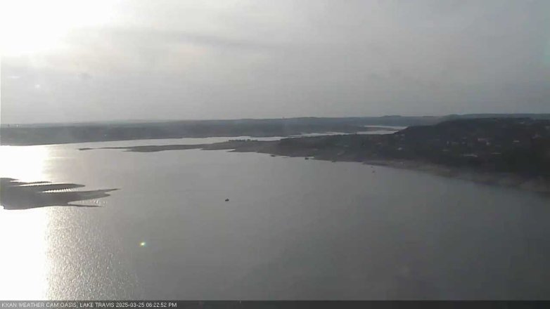 Lake Travis webcam, March 25, 2025 6:25 PM CT