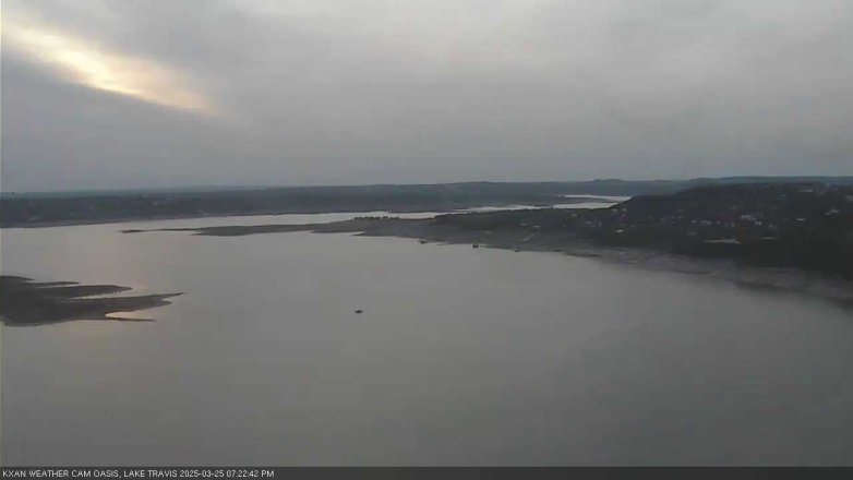 Lake Travis webcam, March 25, 2025 7:25 PM CT