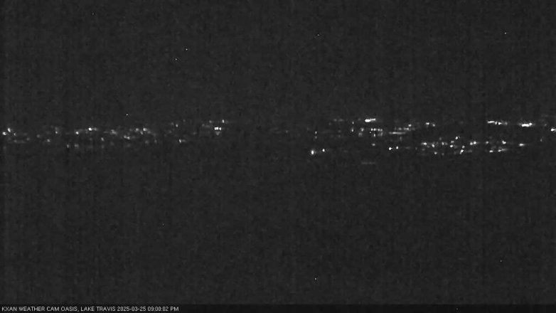 Lake Travis webcam, March 25, 2025 9:00 PM CT
