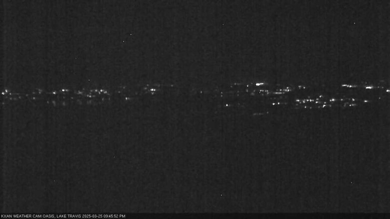 Lake Travis webcam, March 25, 2025 9:45 PM CT