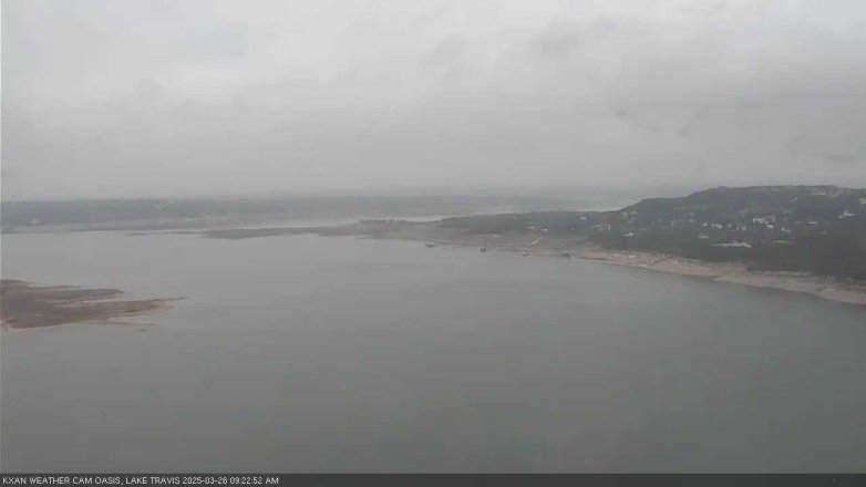 Lake Travis webcam, March 26, 2025 9:25 AM CT