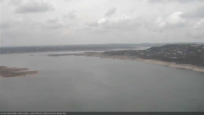 Lake Travis webcam, March 26, 2025 1:45 PM CT