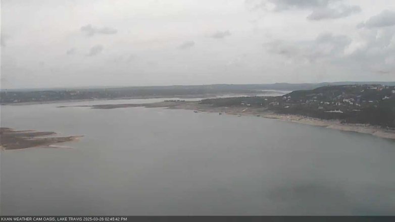 Lake Travis webcam, March 26, 2025 2:45 PM CT