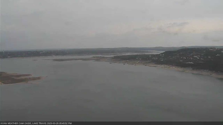 Lake Travis webcam, March 26, 2025 5:45 PM CT
