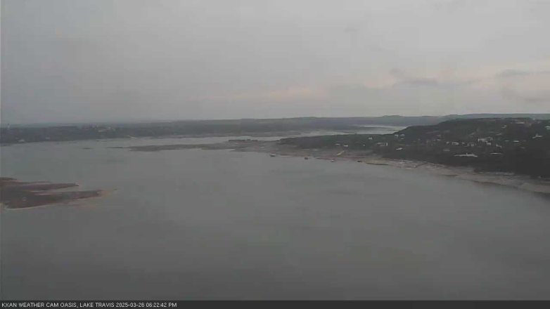 Lake Travis webcam, March 26, 2025 6:25 PM CT