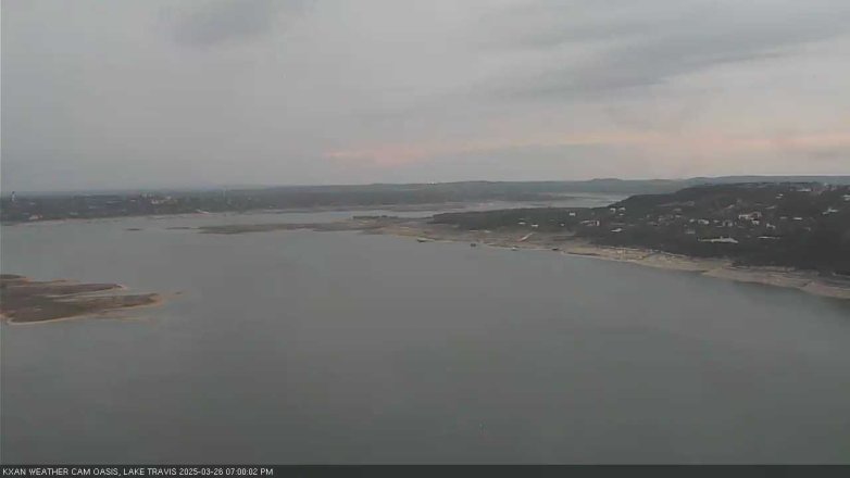 Lake Travis webcam, March 26, 2025 7:00 PM CT