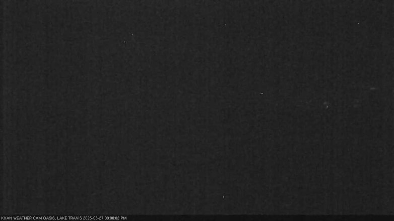 Lake Travis webcam, March 27, 2025 9:00 PM CT