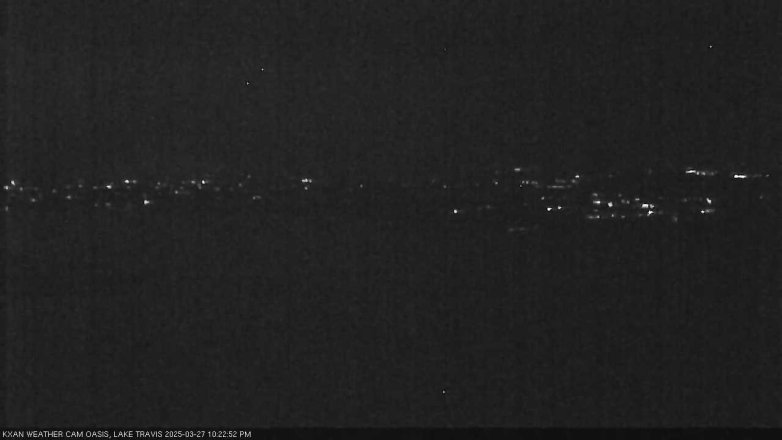 Lake Travis webcam, March 27, 2025 10:25 PM CT