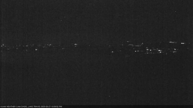 Lake Travis webcam, March 27, 2025 11:00 PM CT