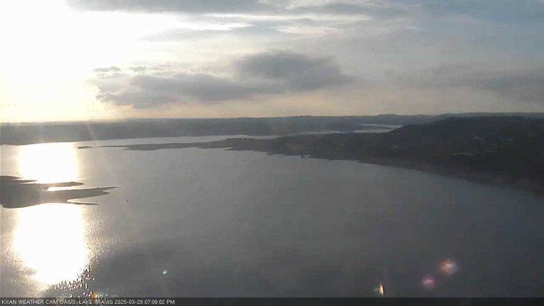 Lake Travis webcam, March 28, 2025 7:00 PM CT