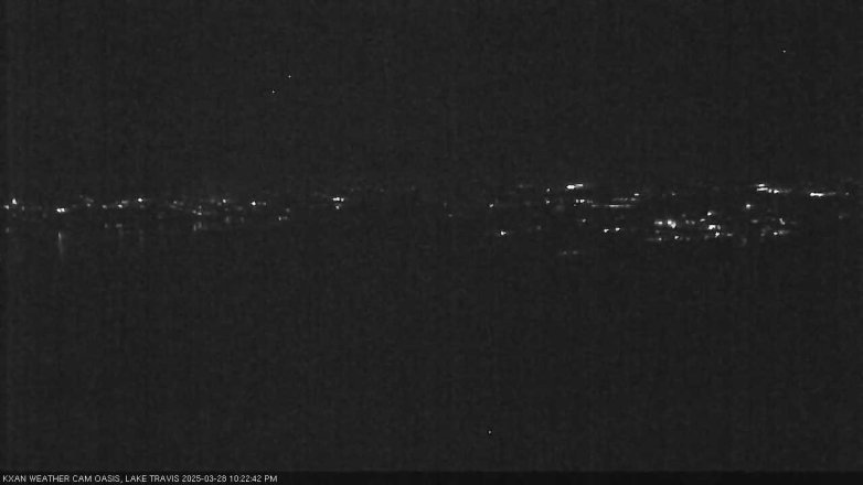 Lake Travis webcam, March 28, 2025 10:25 PM CT