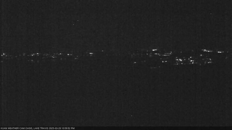 Lake Travis webcam, March 28, 2025 11:00 PM CT