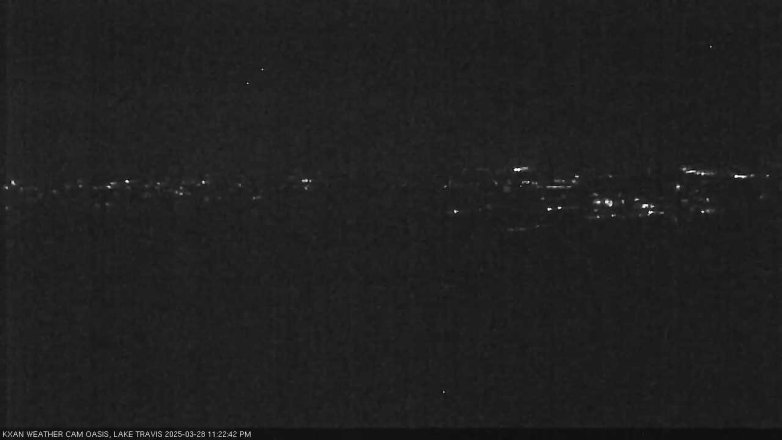 Lake Travis webcam, March 28, 2025 11:25 PM CT