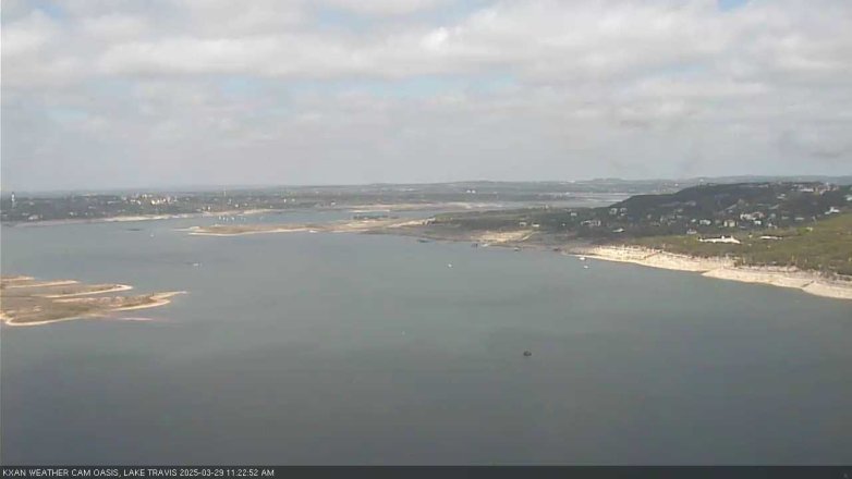 Lake Travis webcam, March 29, 2025 11:25 AM CT
