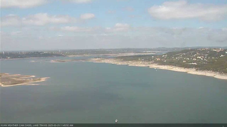 Lake Travis webcam, March 29, 2025 11:45 AM CT