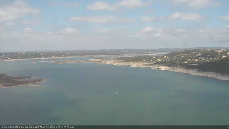Lake Travis webcam, March 29, 2025 12:00 PM CT