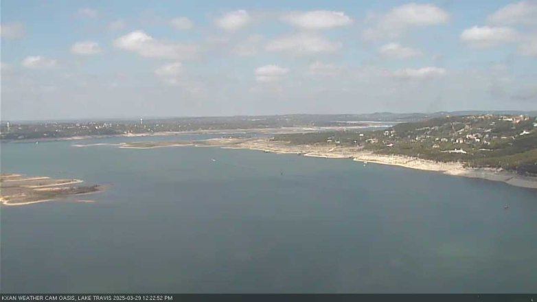 Lake Travis webcam, March 29, 2025 12:25 PM CT
