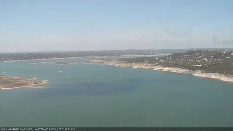 Lake Travis webcam, March 29, 2025 1:45 PM CT