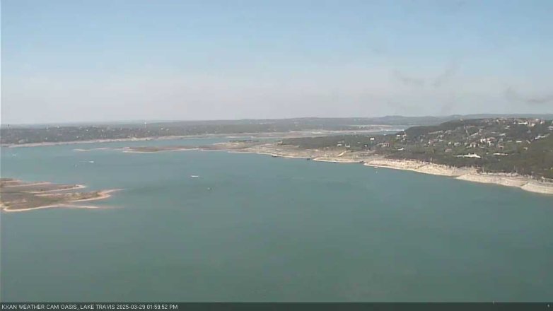 Lake Travis webcam, March 29, 2025 2:00 PM CT