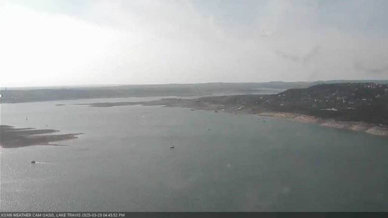 Lake Travis webcam, March 29, 2025 4:45 PM CT
