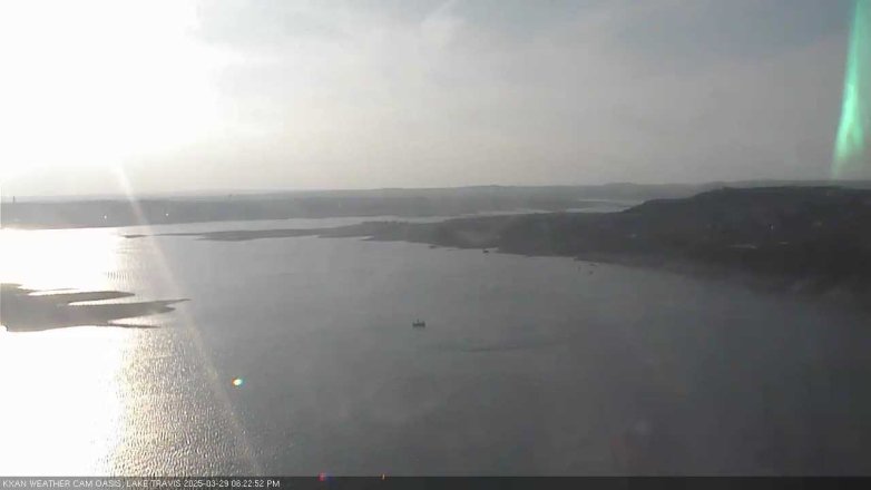 Lake Travis webcam, March 29, 2025 6:25 PM CT