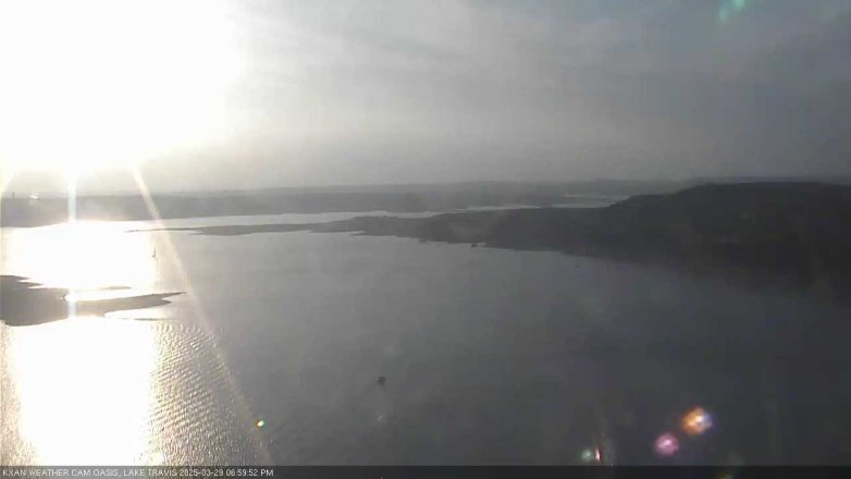 Lake Travis webcam, March 29, 2025 7:00 PM CT