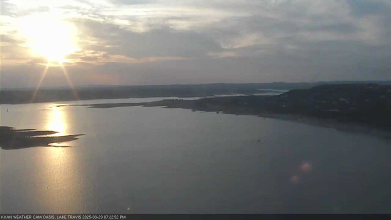 Lake Travis webcam, March 29, 2025 7:25 PM CT