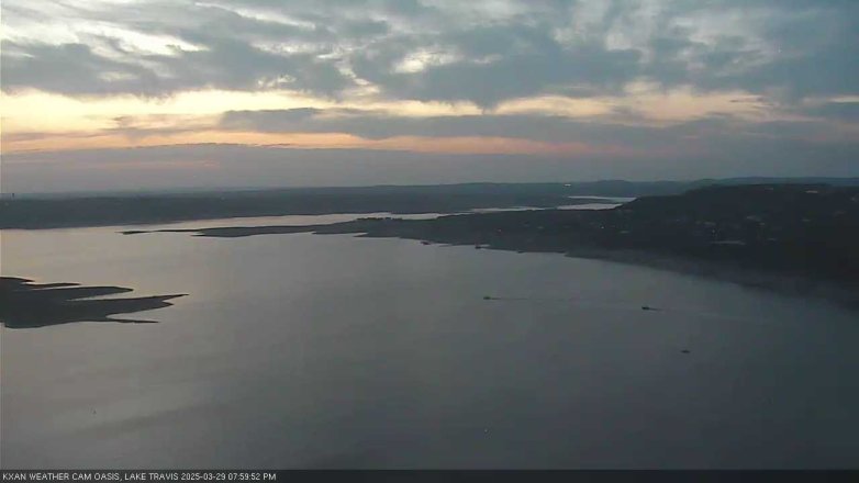 Lake Travis webcam, March 29, 2025 8:00 PM CT