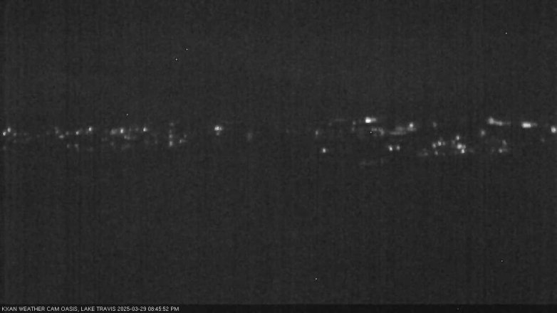 Lake Travis webcam, March 29, 2025 8:45 PM CT