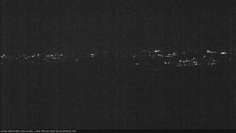 Lake Travis webcam, March 29, 2025 9:45 PM CT
