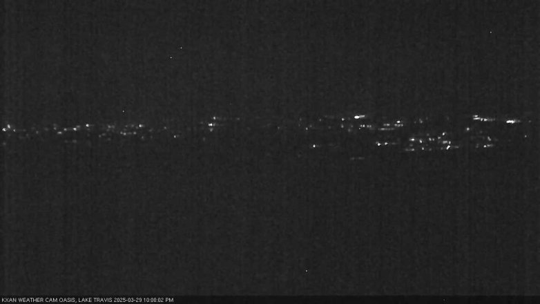 Lake Travis webcam, March 29, 2025 10:00 PM CT
