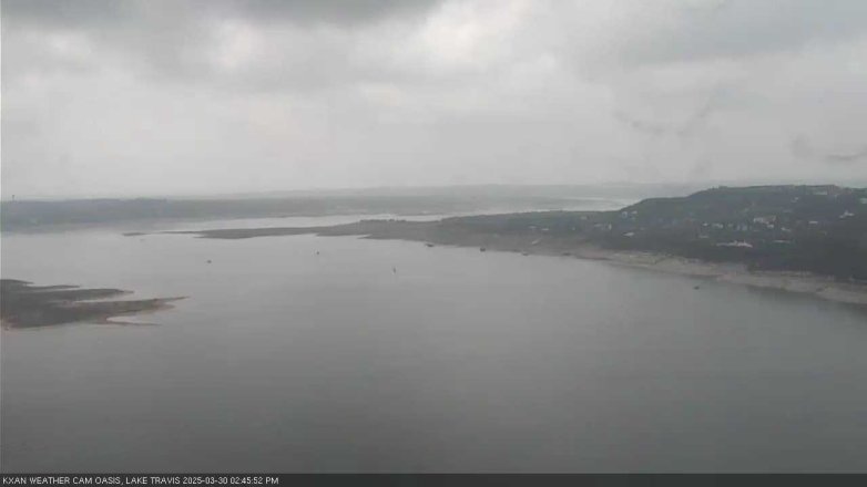 Lake Travis webcam, March 30, 2025 2:45 PM CT