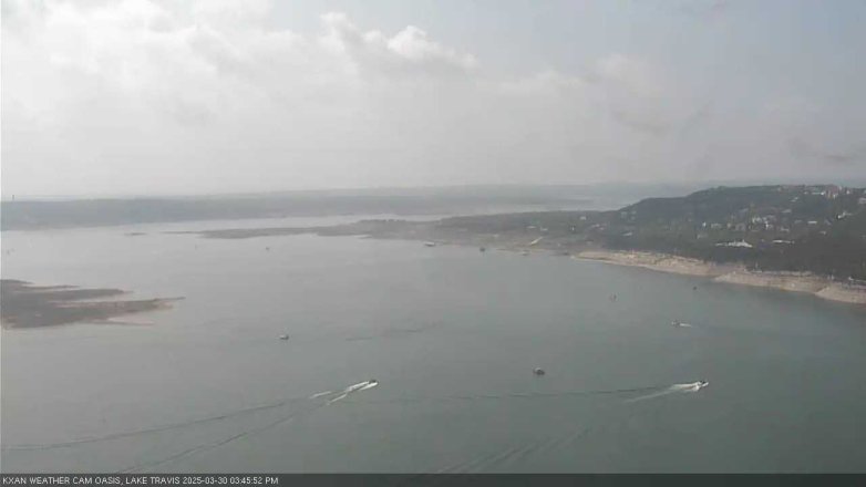 Lake Travis webcam, March 30, 2025 3:45 PM CT