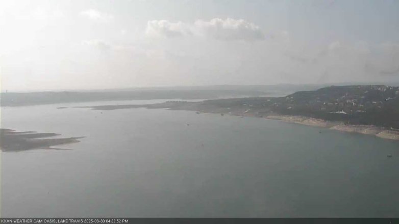 Lake Travis webcam, March 30, 2025 4:25 PM CT