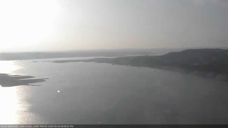 Lake Travis webcam, March 30, 2025 6:00 PM CT
