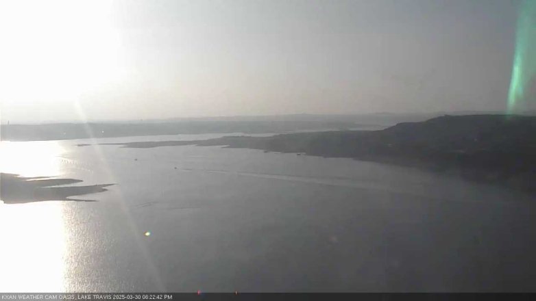 Lake Travis webcam, March 30, 2025 6:25 PM CT