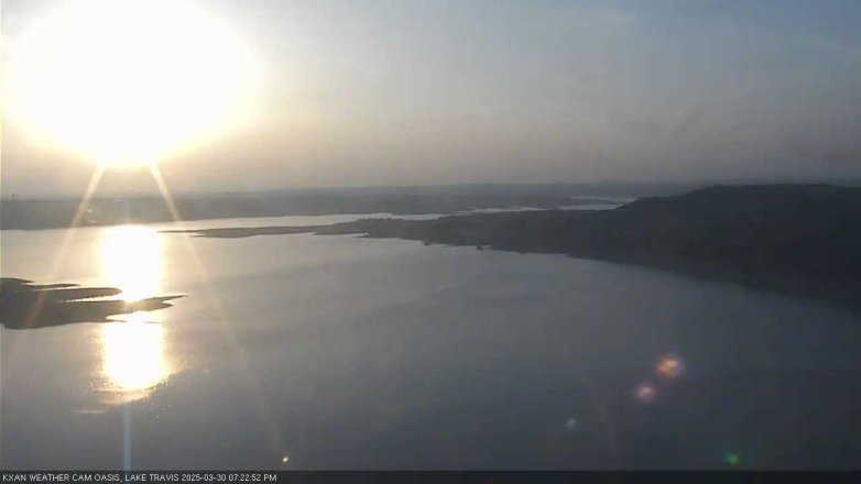 Lake Travis webcam, March 30, 2025 7:25 PM CT