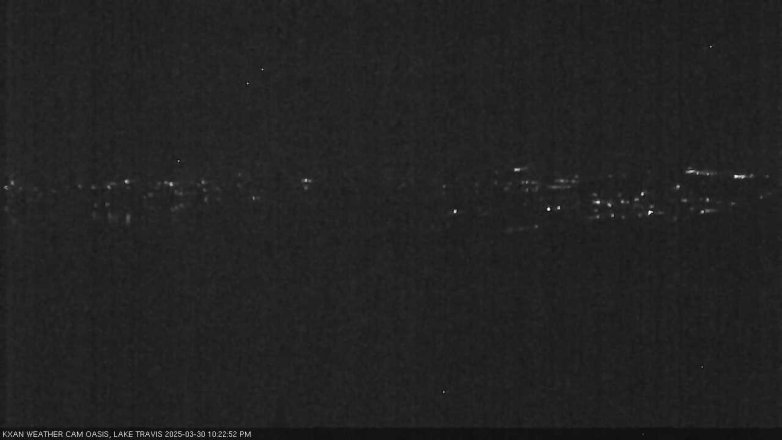 Lake Travis webcam, March 30, 2025 10:25 PM CT