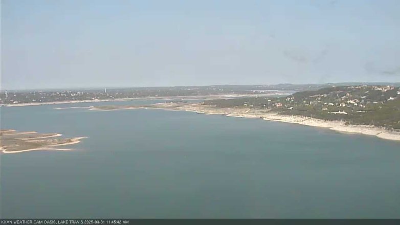 Lake Travis webcam, March 31, 2025 11:45 AM CT