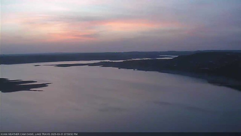 Lake Travis webcam, March 31, 2025 8:00 PM CT