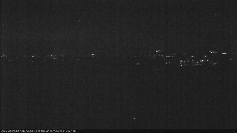 Lake Travis webcam, April 1, 2025 11:45 PM CT