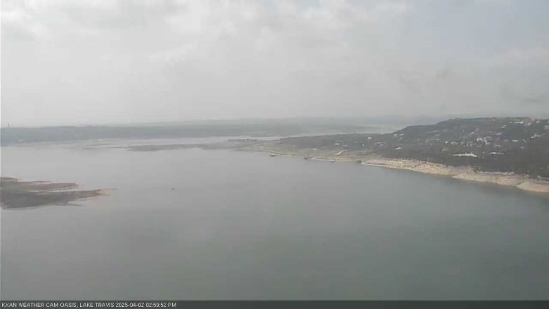 Lake Travis webcam, April 2, 2025 3:00 PM CT