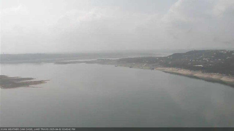 Lake Travis webcam, April 2, 2025 3:45 PM CT