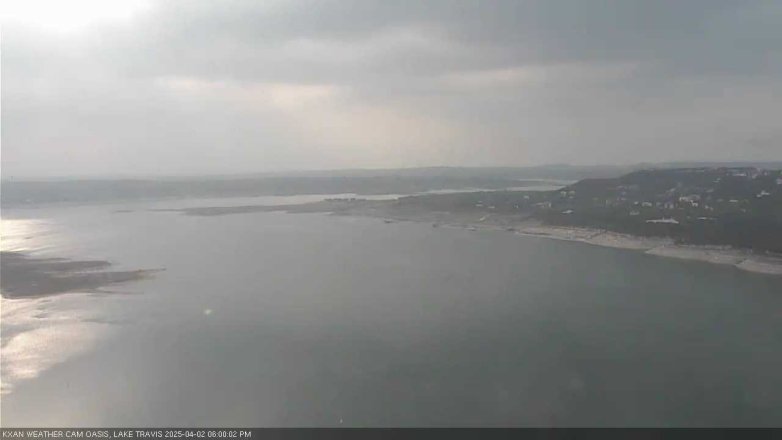 Lake Travis webcam, April 2, 2025 6:00 PM CT
