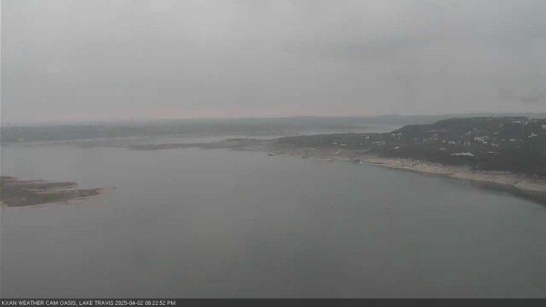 Lake Travis webcam, April 2, 2025 6:25 PM CT