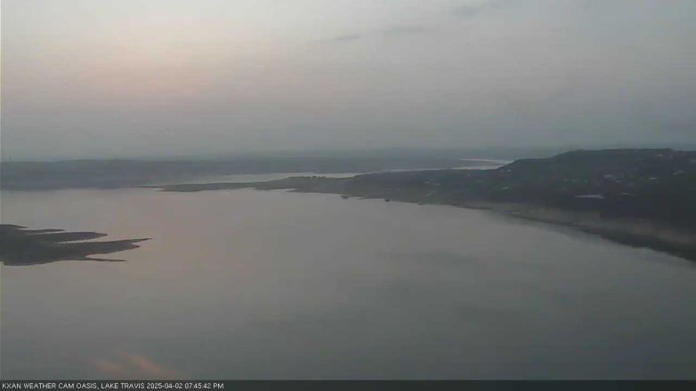 Lake Travis webcam, April 2, 2025 7:45 PM CT